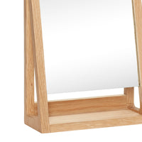 Thumbnail for Oak Table top dressing table bathroom mirror from Hübsch