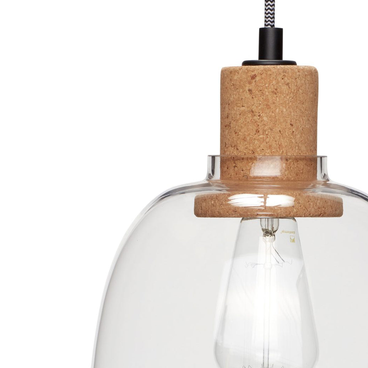 Ceiling Lamp cork pendant from Hübsch