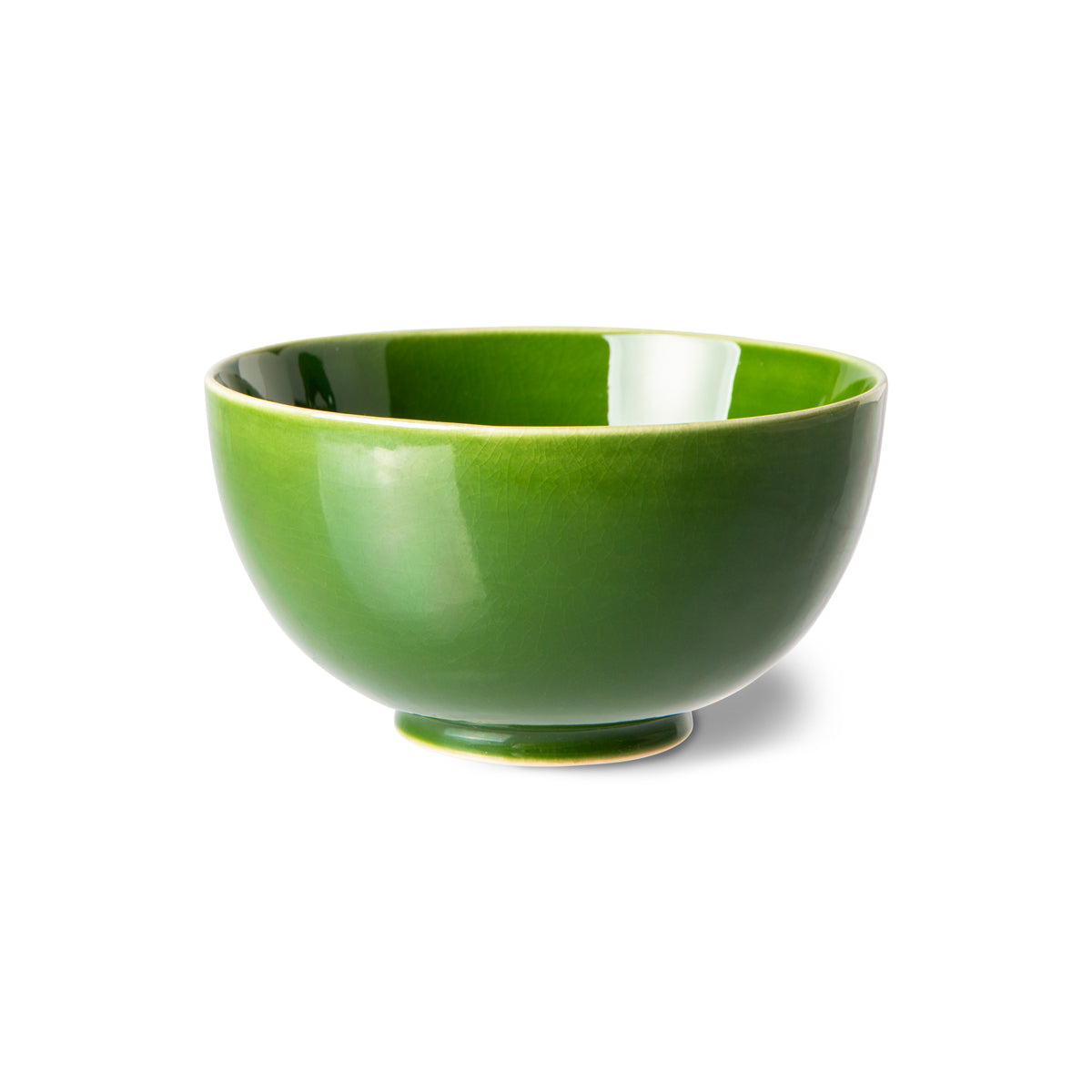 HK Living The emeralds: ceramic dessert bowl, green (set of 4) ACE7008