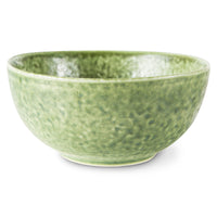 Thumbnail for The Emeralds Ceramic Bowl Organic Green (Set of 2)