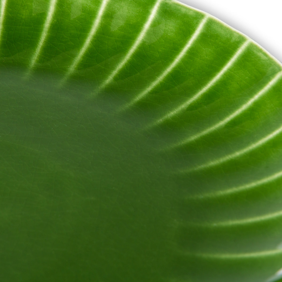 HK Living The emeralds: dinner plate ribbed, green (set of 2) ACE7014