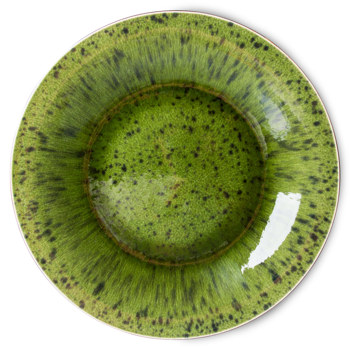 The Emeralds Dinner Plate Spotted Green (Set of 2)