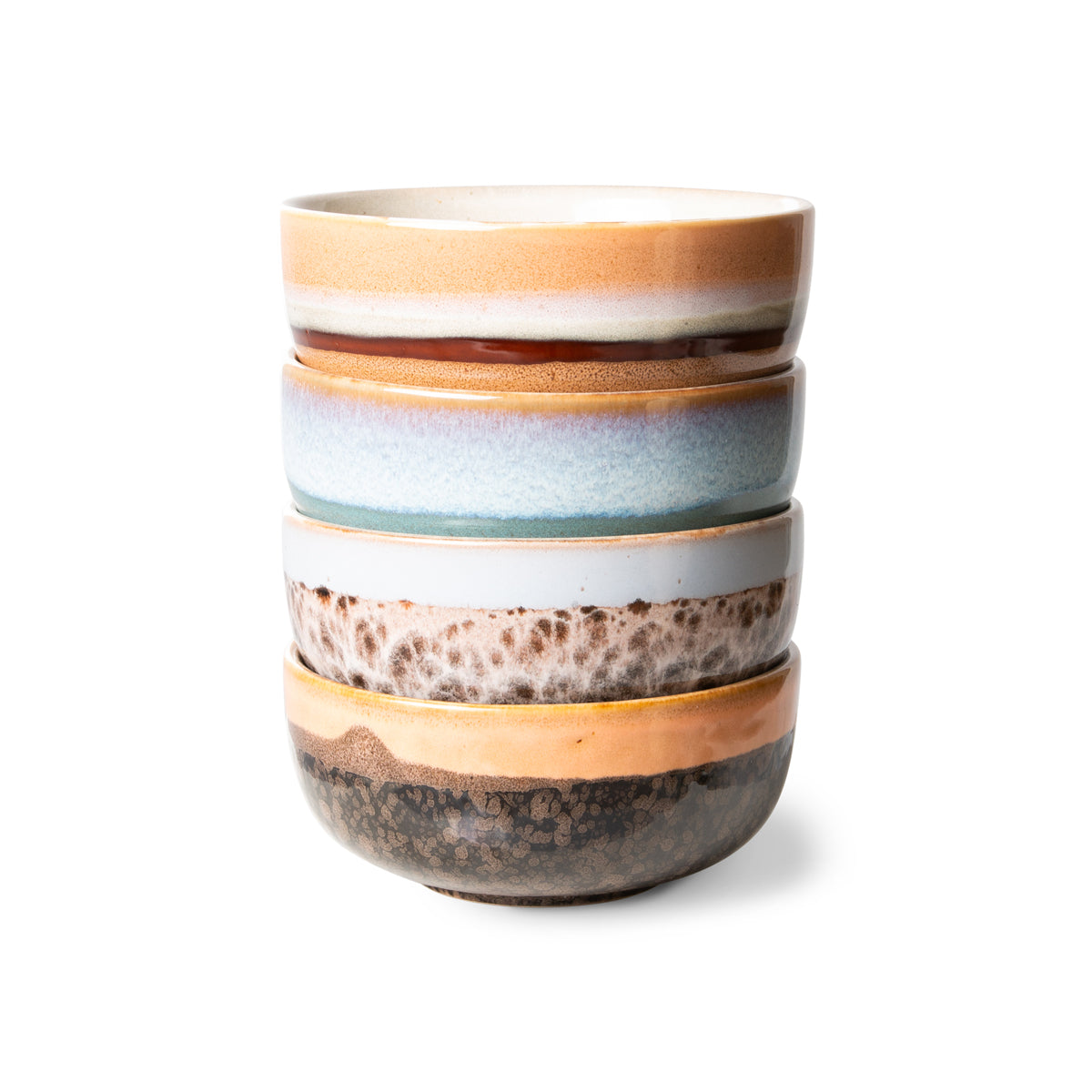 70s Ceramics: Tapas Bowls Epsilon (Set of Four)