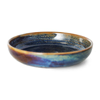 Thumbnail for Home Chef Ceramics: Deep Plate Large Rustic Blue