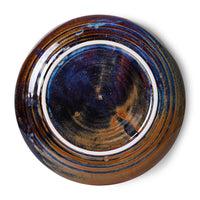 Thumbnail for Home Chef Ceramics: Deep Plate Large Rustic Blue