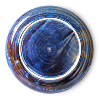 Thumbnail for HKliving Home Chef Ceramics: dinner plate Rustic blue ACE7145