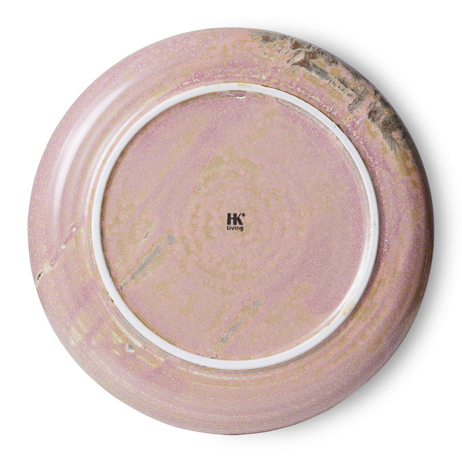 Home Chef Ceramics: Dinner Plate Rustic Pink