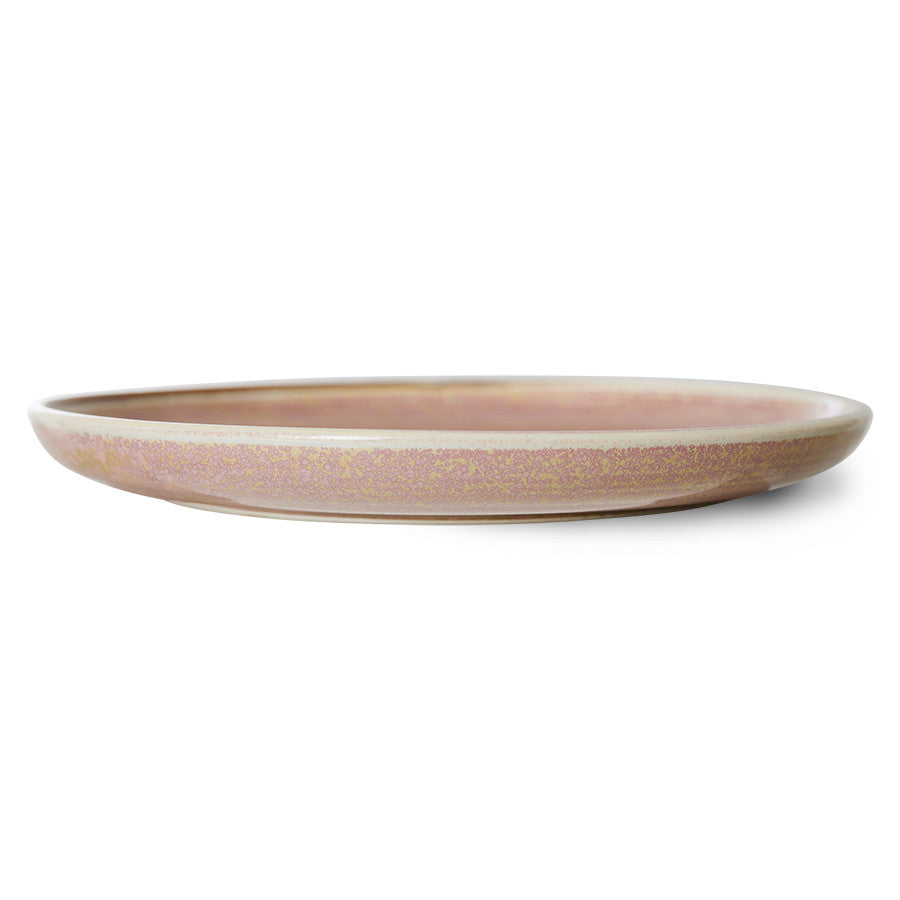 Home Chef Ceramics: Dinner Plate Rustic Pink