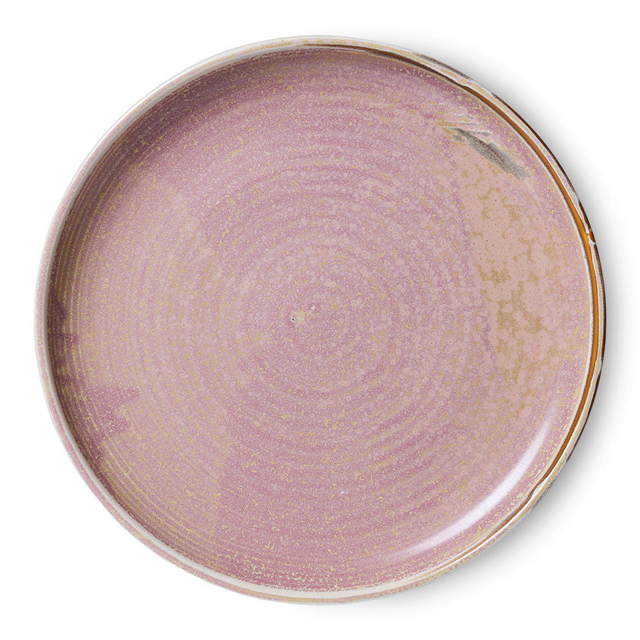 Home Chef Ceramics: Dinner Plate Rustic Pink