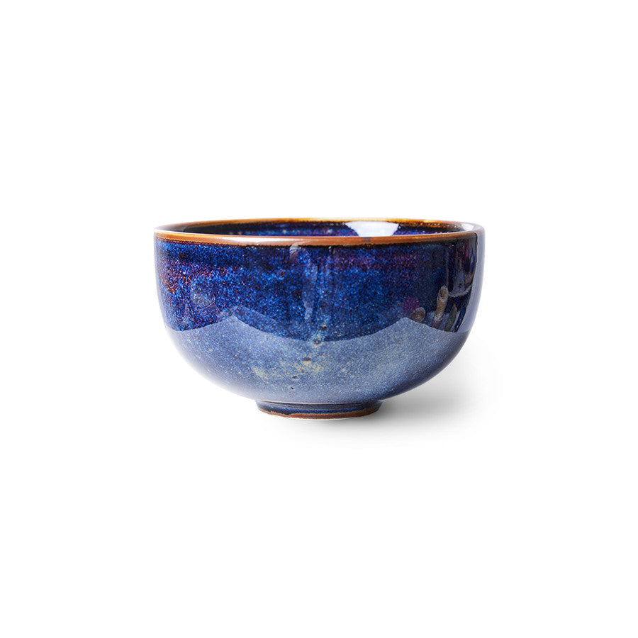 HKliving Home Chef Ceramics: bowl Rustic blue ACE7152