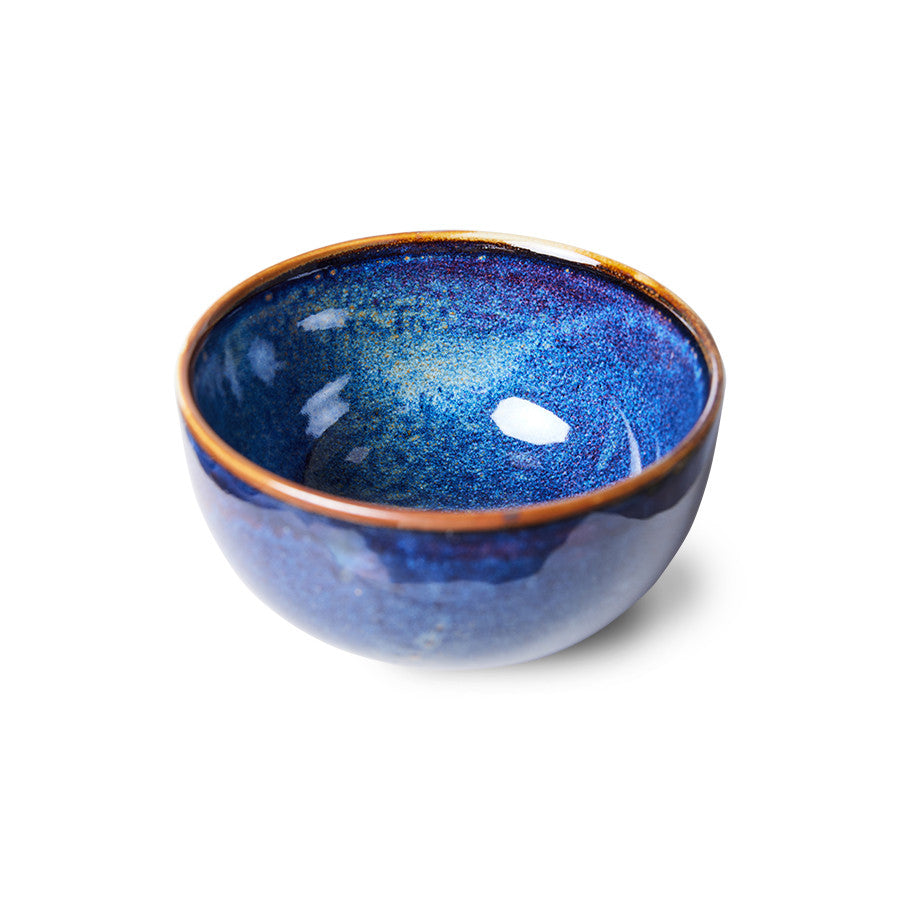 HKliving Home Chef Ceramics: bowl Rustic blue ACE7152