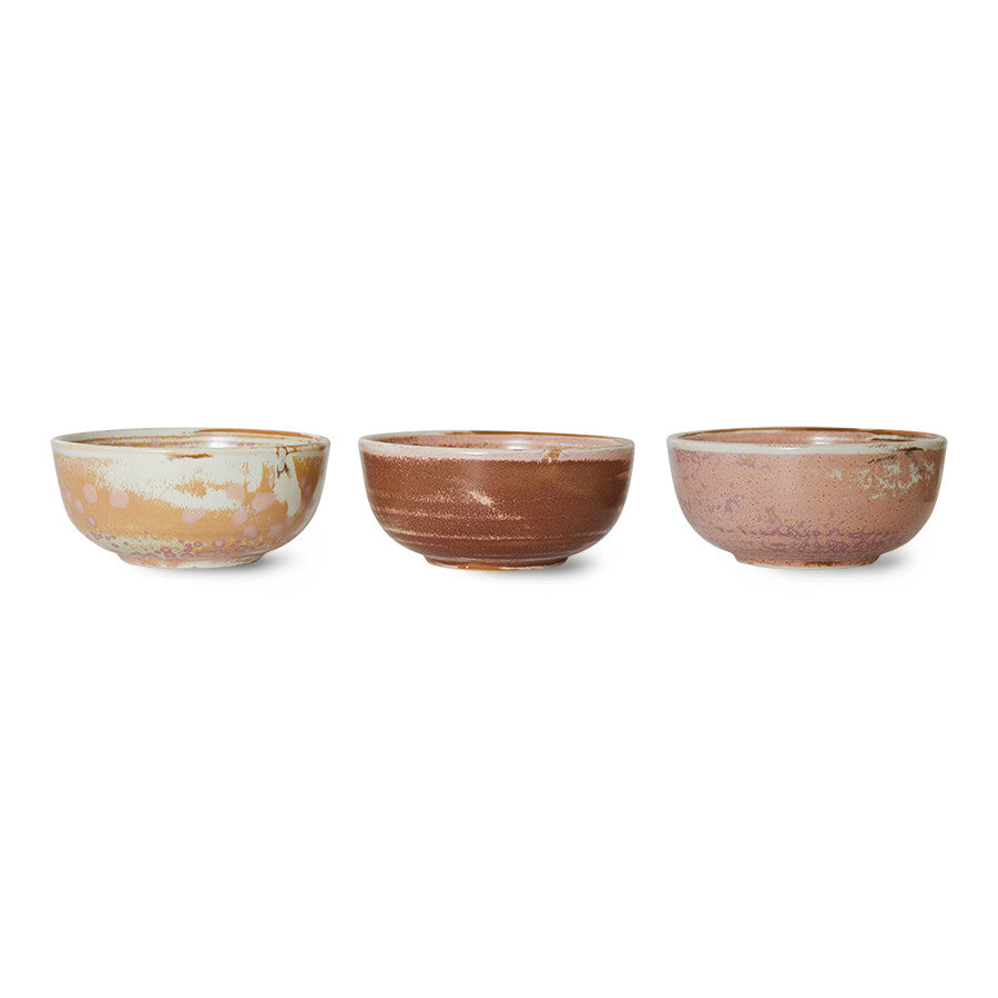 HKliving Home Chef Ceramics: bowl Rustic pink ACE7153