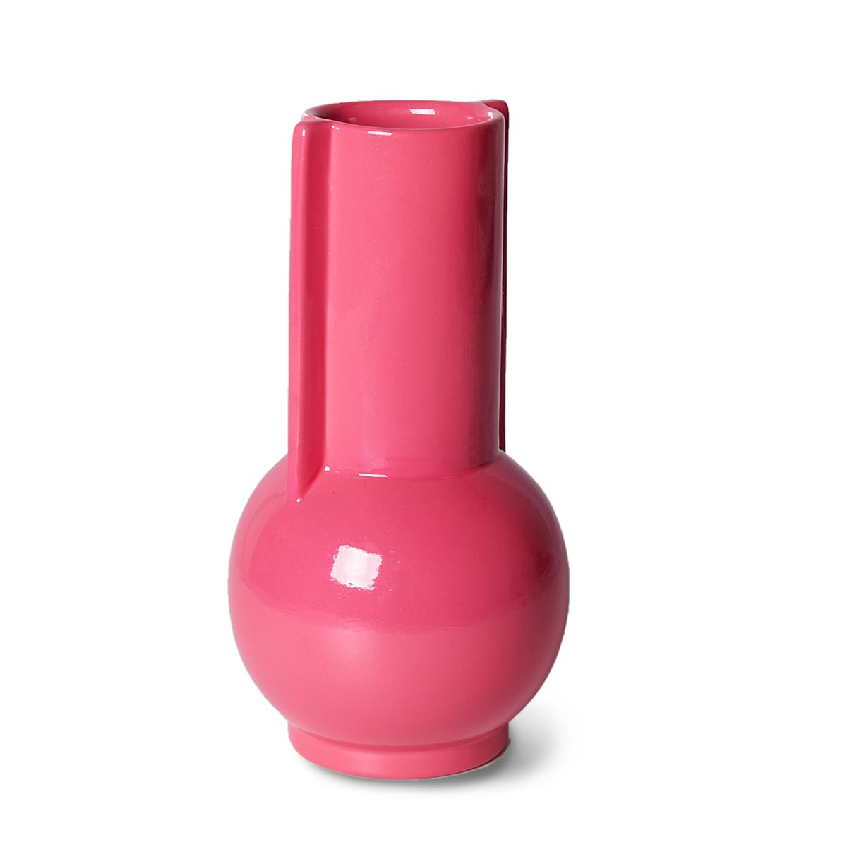 HK Living 70s ceramics: Hot pink vase