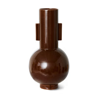 Thumbnail for HK Living 70s ceramics Ceramic Vase Espresso ACE7199