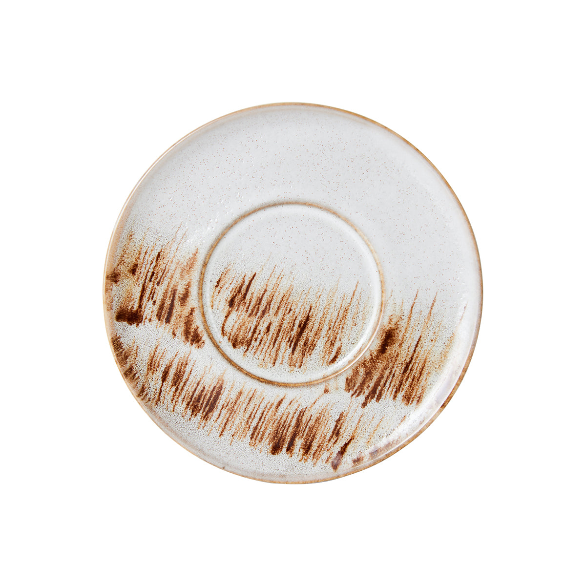 HKLiving 70s Ceramics: Saucers Big Sur (Set of 4)