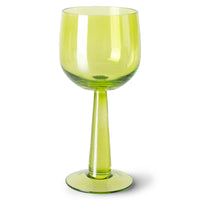 Thumbnail for HKLiving The Emeralds: Wine Glass Tall, Lime Green (set of four)