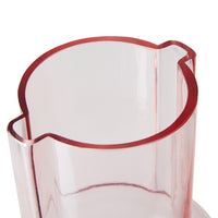 Thumbnail for HK Living 70s ceramics: Glass Vase Sundae pink AGL4499