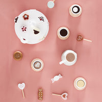 Thumbnail for Kids concept swedish Fika drinks set wooden candy and cakes