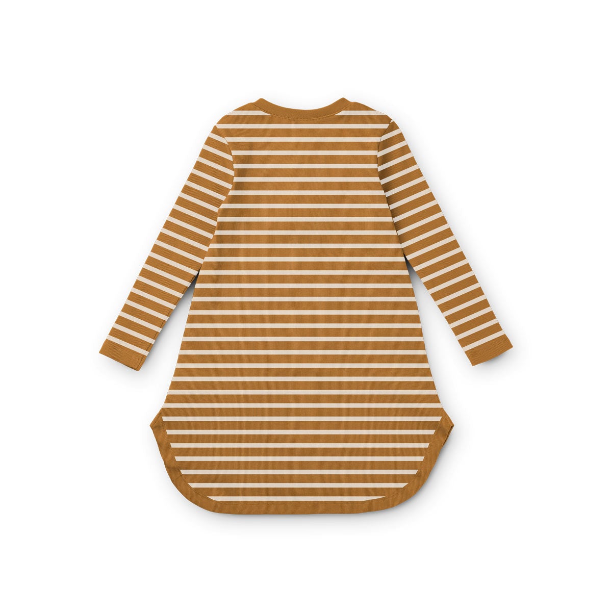 Alva Nightgown - Y/D Stripe: Golden caramel / Sandy