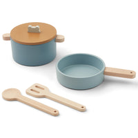 Thumbnail for Liewood Antonio Play Cooking Set Blue Multi Mix