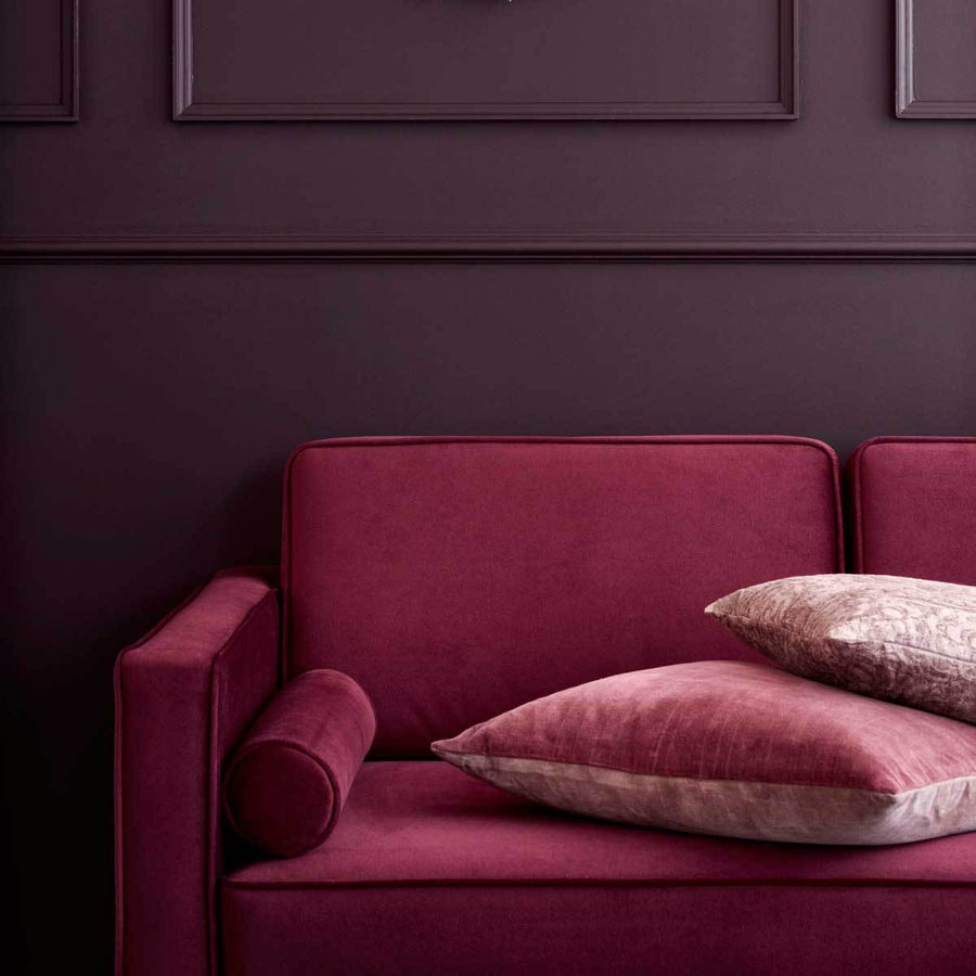 Broste Copenhagen Sofa 'Wind' wild giner red velvet