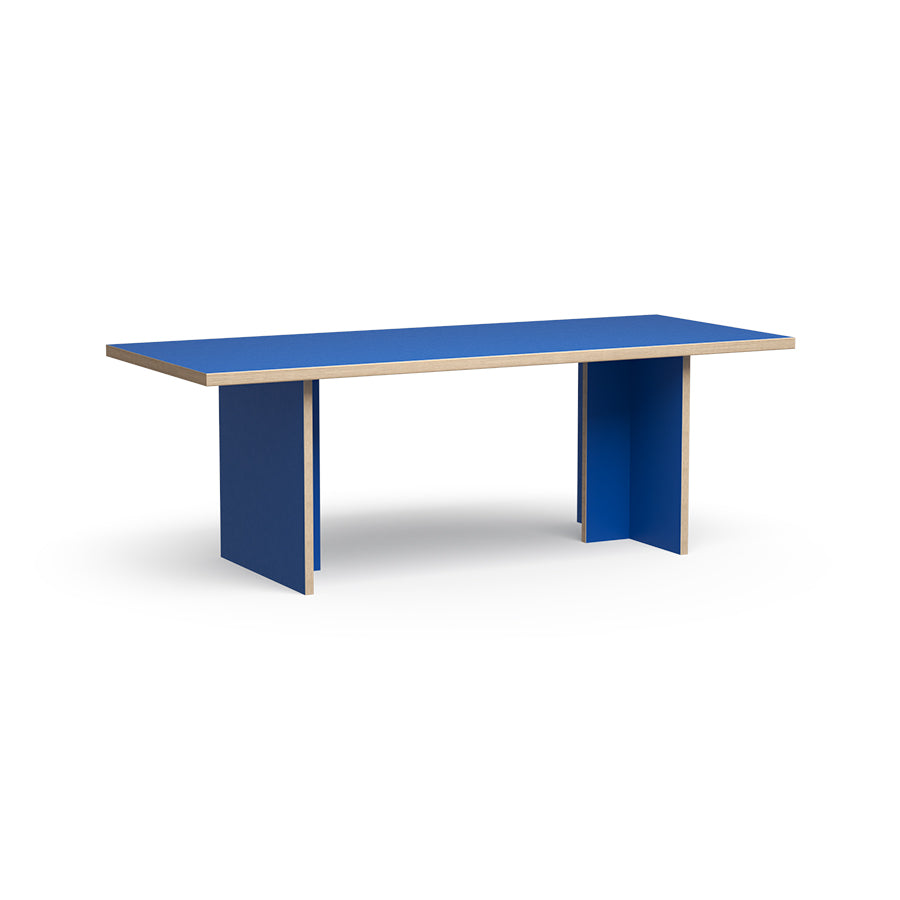 Dining Table Blue Rectangular 220cm