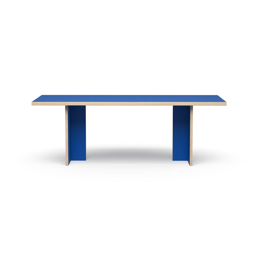 Dining Table Blue Rectangular 220cm