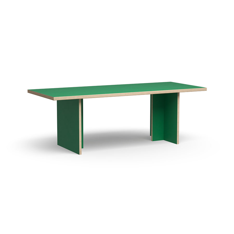 HK Living Dining Table Green Rectangular 220cm CTA4002