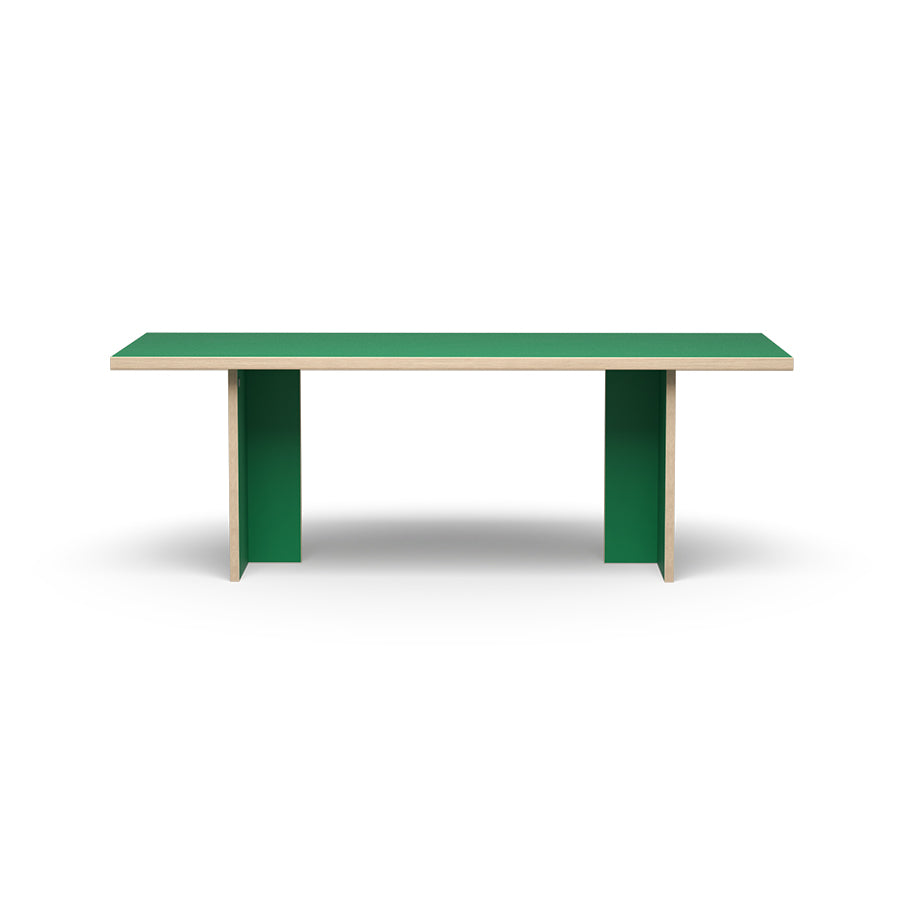 HK Living Dining Table Green Rectangular 220cm CTA4002