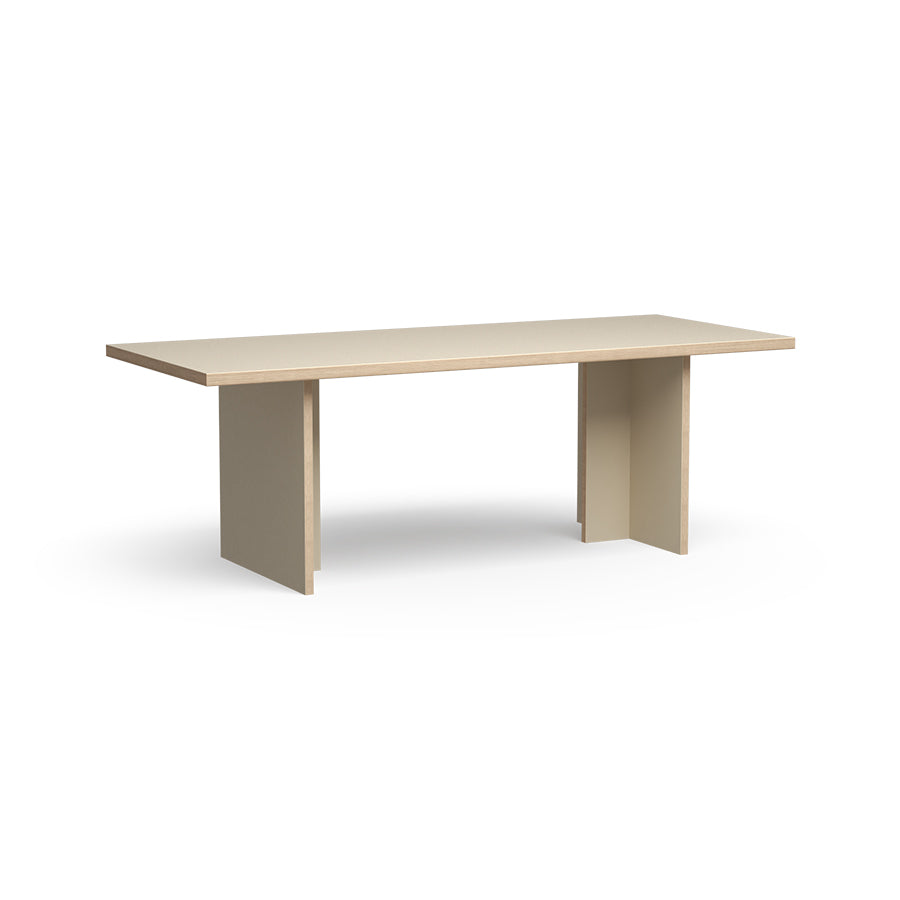 HK Living Dining Table Cream Rectangular 220cm CTA4003