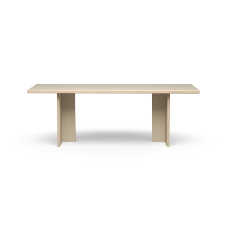 HK Living Dining Table Cream Rectangular 220cm CTA4003