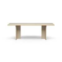 Thumbnail for HK Living Dining Table Cream Rectangular 220cm CTA4003