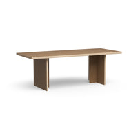 Thumbnail for HK Living Dining Table Brown Rectangular 220cm CTA4004 8718921051569