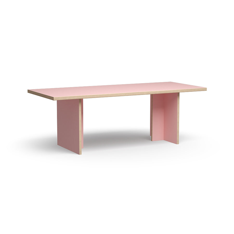 HK Living Dining Table Pink Rectangular 220cm CTA4005