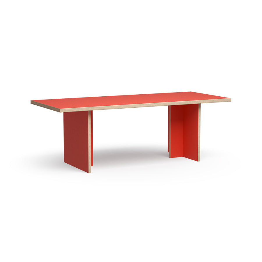 HK Living Dining Table Orange Rectangular 220cm CTA4006