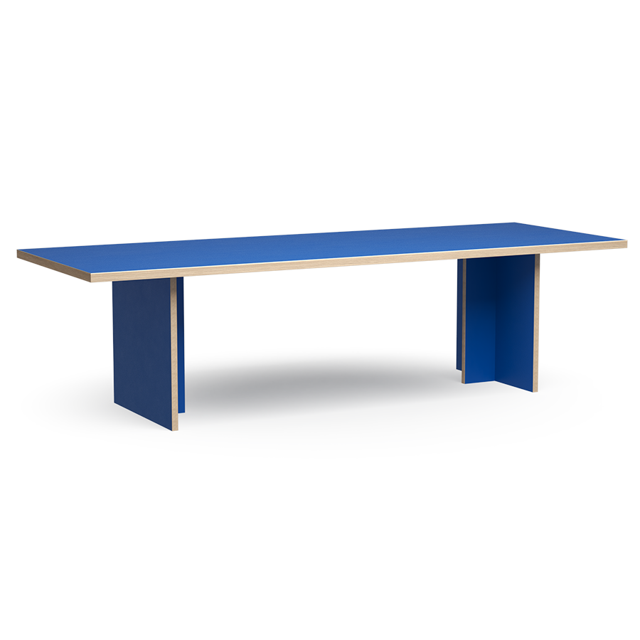 Dining Table Blue Rectangular 280cm