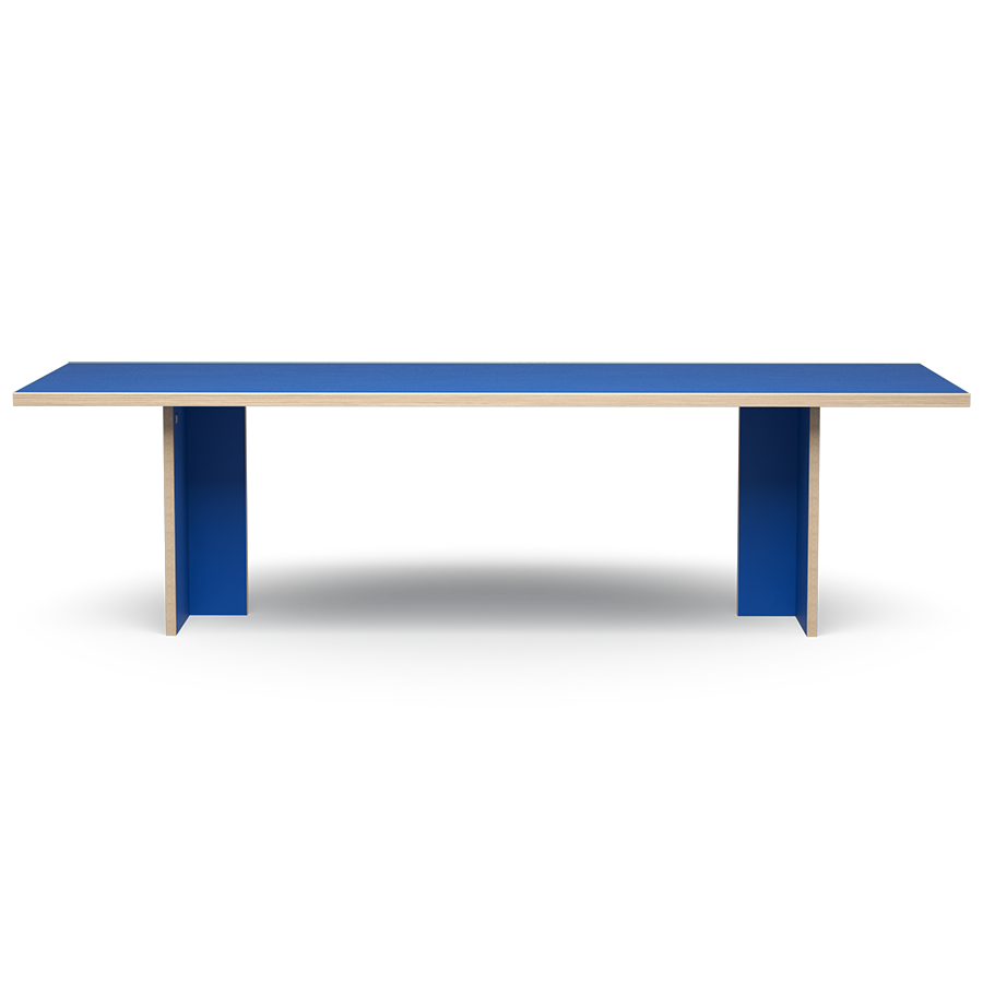 Dining Table Blue Rectangular 280cm