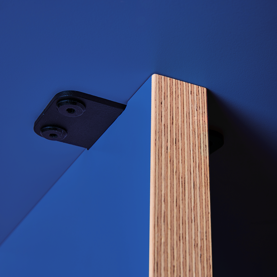 Dining Table Blue Rectangular 280cm