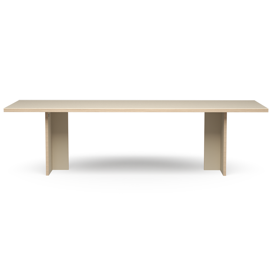 HK Living Dining Table Cream Rectangular 280cm CTA4009