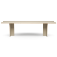 Thumbnail for HK Living Dining Table Cream Rectangular 280cm CTA4009