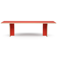 Thumbnail for HK Living Dining Table Orange Rectangular 280cm CTA4012