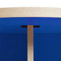 Thumbnail for HK Living Dining Table Blue Round 130cm CTA4013