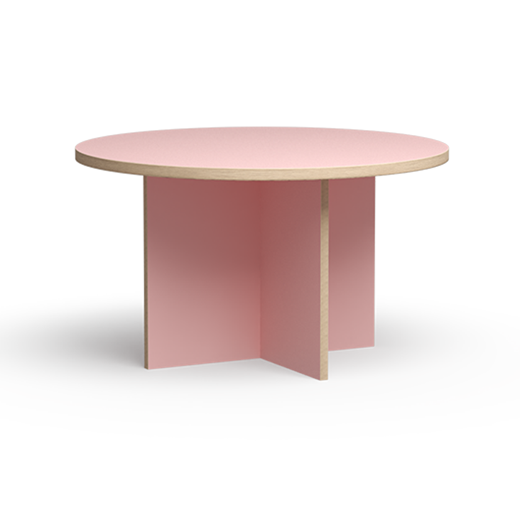 Dining Table Pink Round 130cm