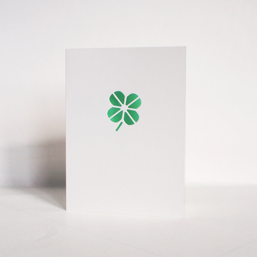 Lucky Clover Cut&make die cut greetings cards handmade in Berlin