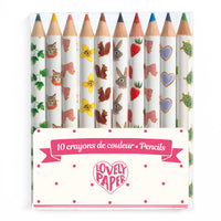 Thumbnail for 10 Aiko mini coloured pencils