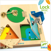 Thumbnail for Djeco LockBasic wooden toys for age 3 DJ06213