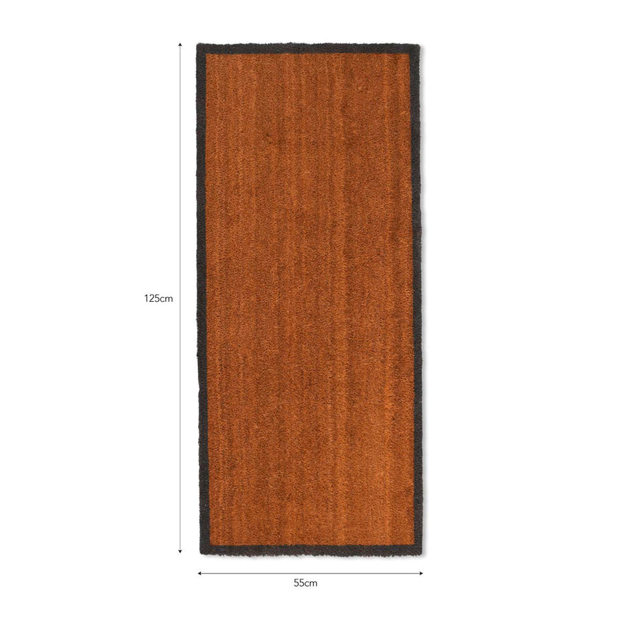 Double Doormat with Charcoal Border Garden trading