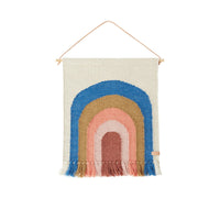 Thumbnail for Follow the Rainbow Rug - Mini Wall Rug Blue