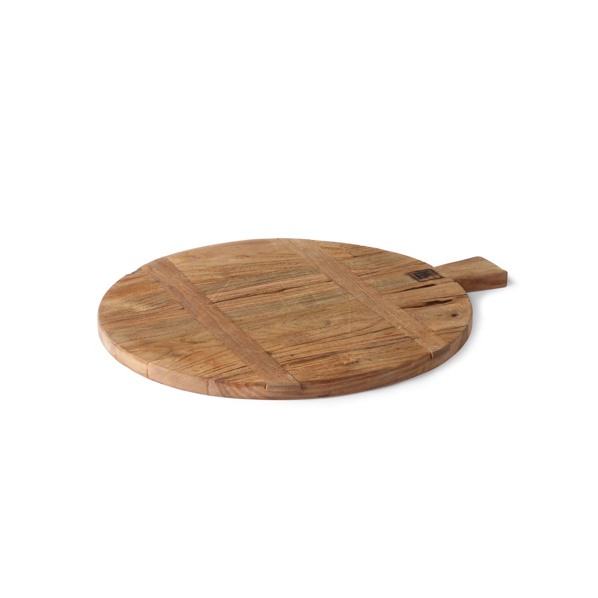 Round Medium Bread Board Reclaimed Teak Ø32cm