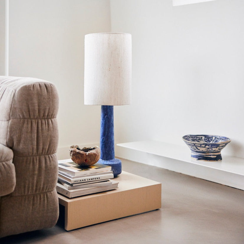 HK Living Cilinder Lamp Shade Natural Linen